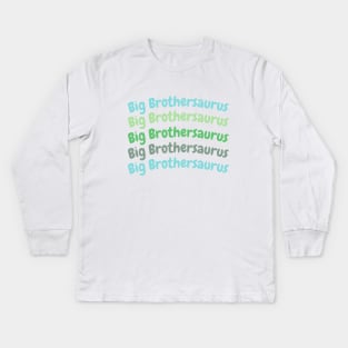 Big Brothersaurus Kids Long Sleeve T-Shirt